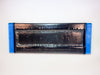 Black/Silver with Turquoise Edges Glass Tray