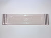 White with black stripes rectangle tray