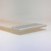 White with black stripes rectangle tray
