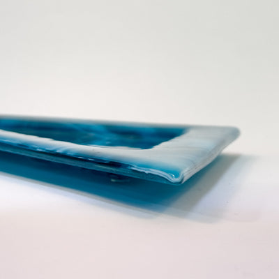 Blue Ocean Swirl triangles set tray