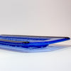 light blue tray with red stripes