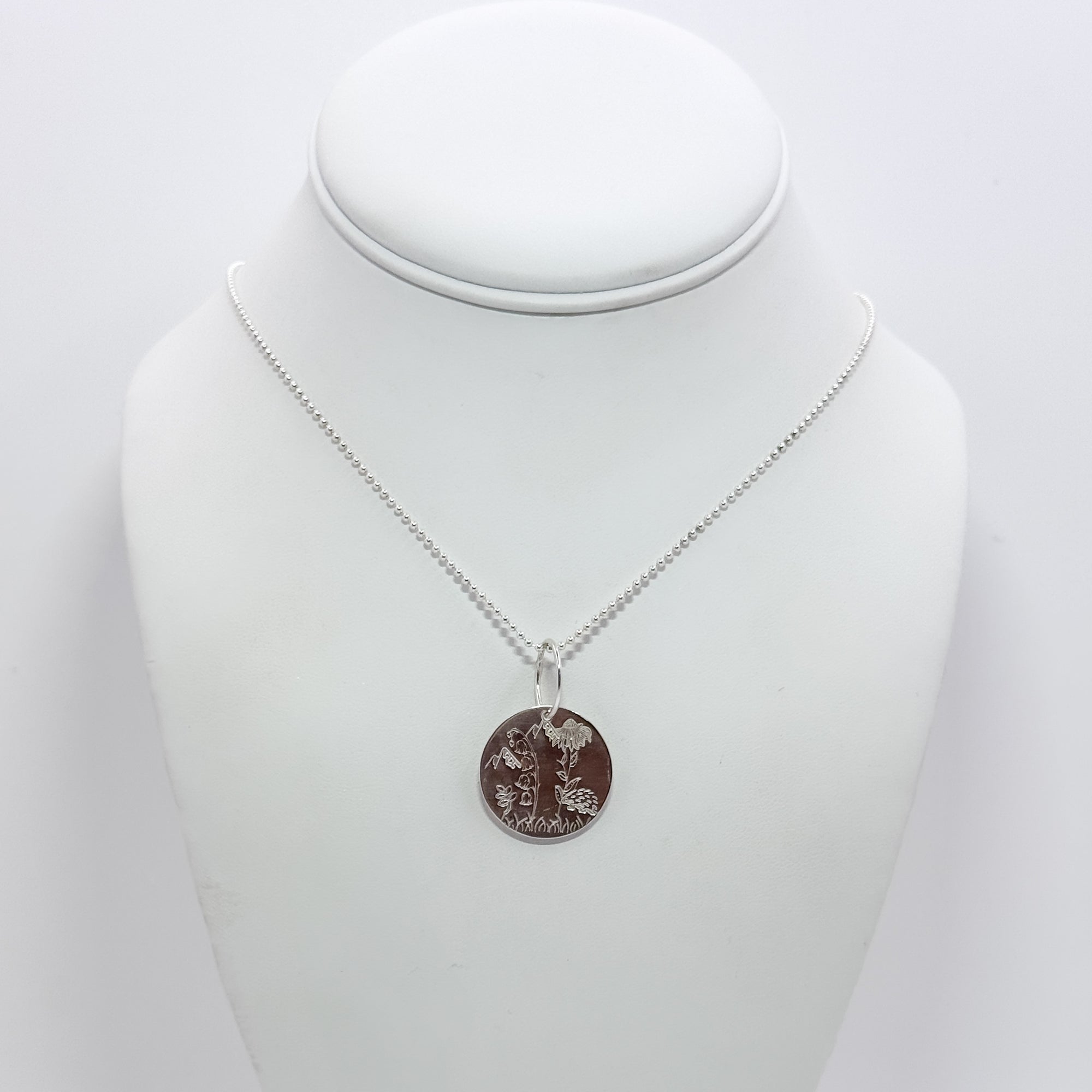 Silver Scenes necklace