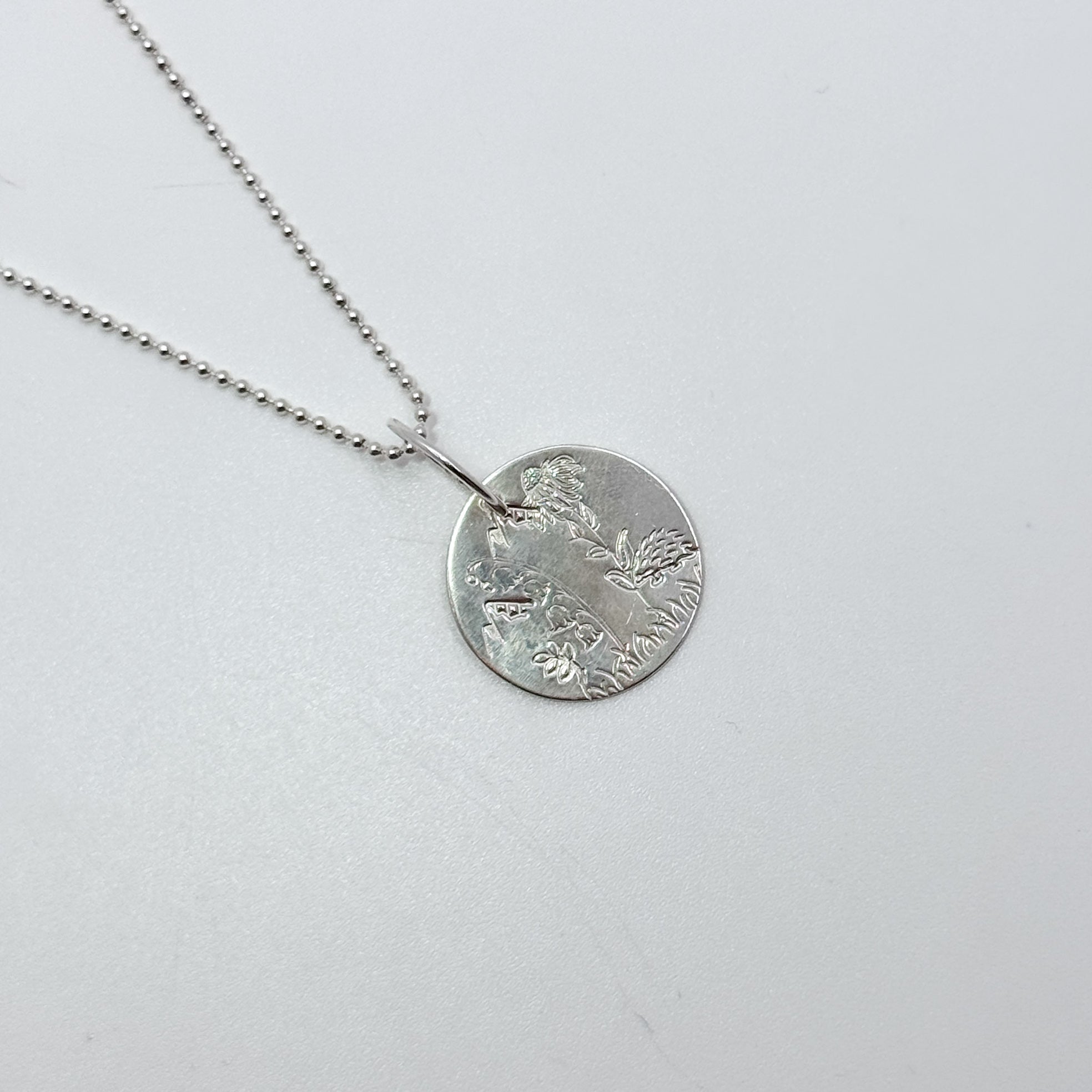 Silver Scenes necklace