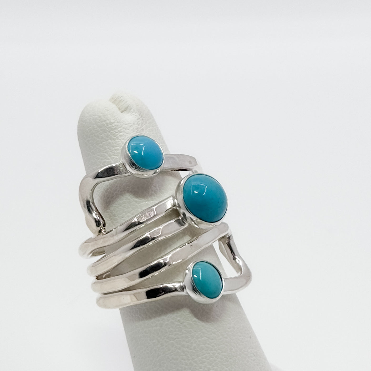 All turquoise wrap ring