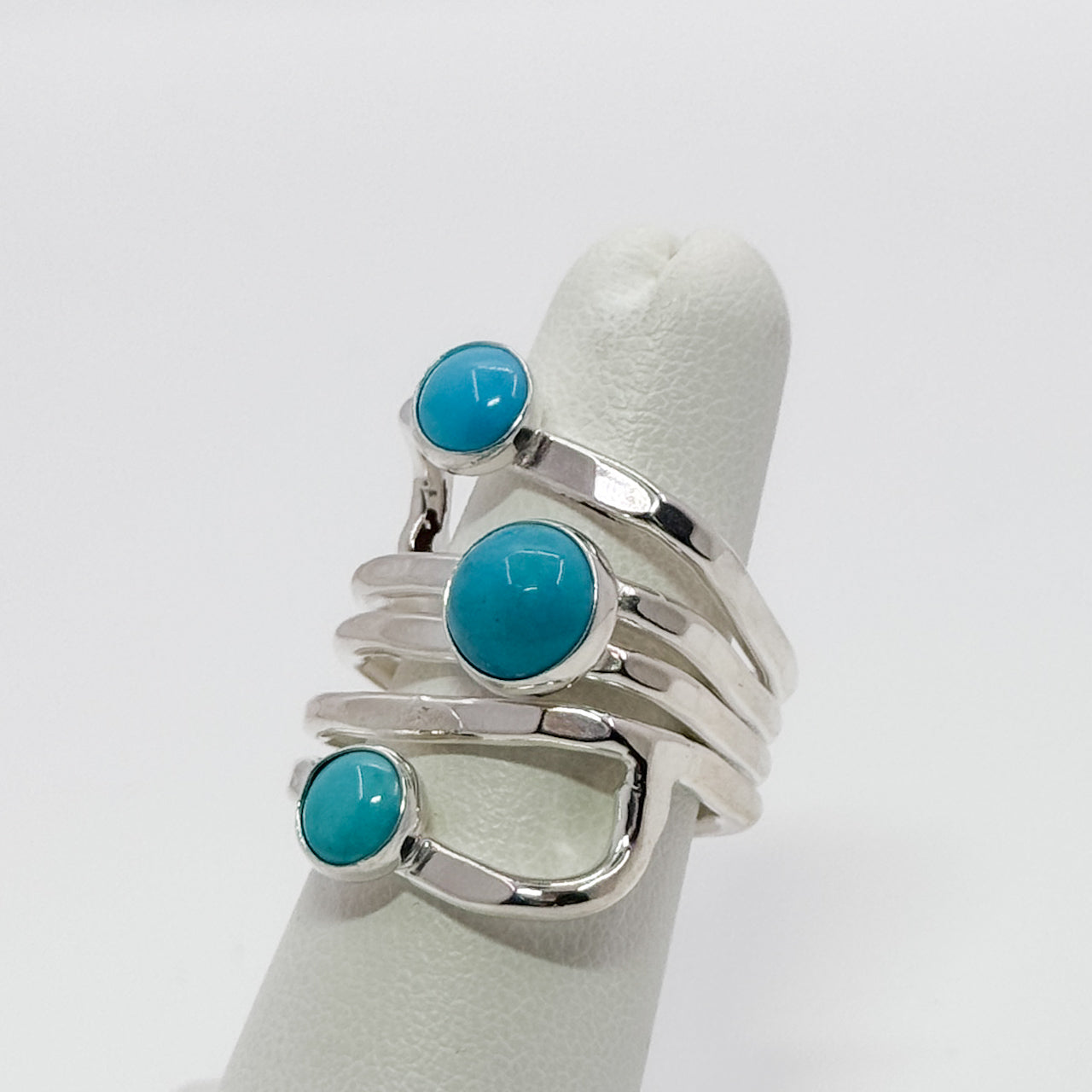 All turquoise wrap ring