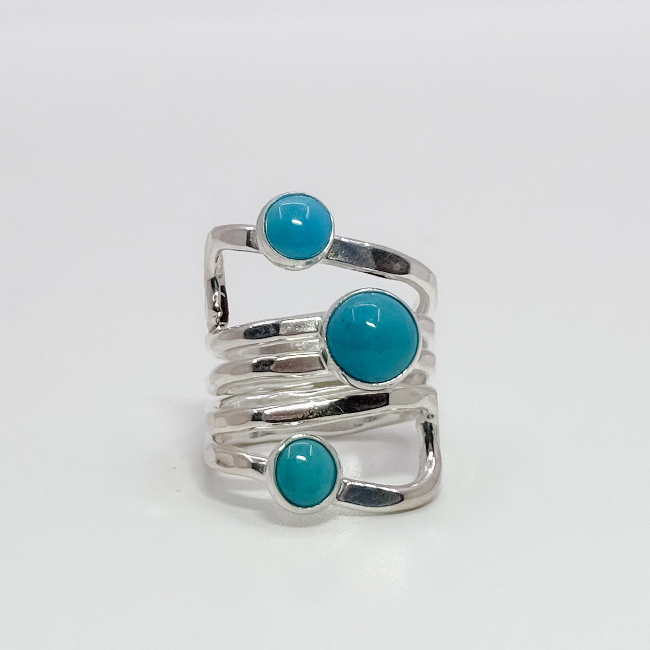 All turquoise wrap ring