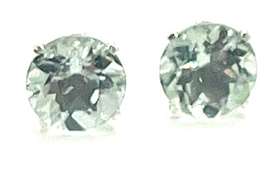 8mm Gemstone Stud Earrings