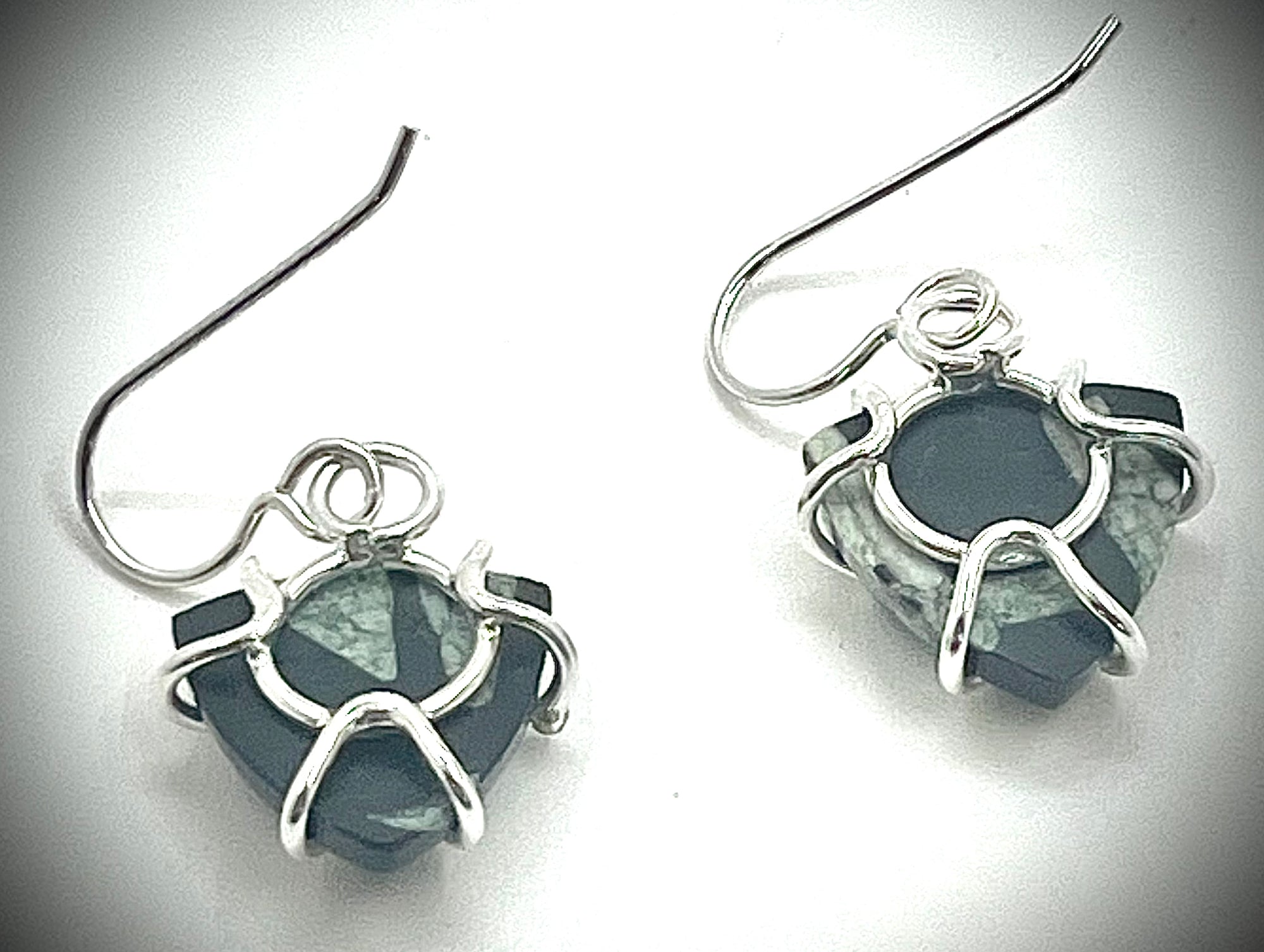 Small Chinese Calligraphy Earrings