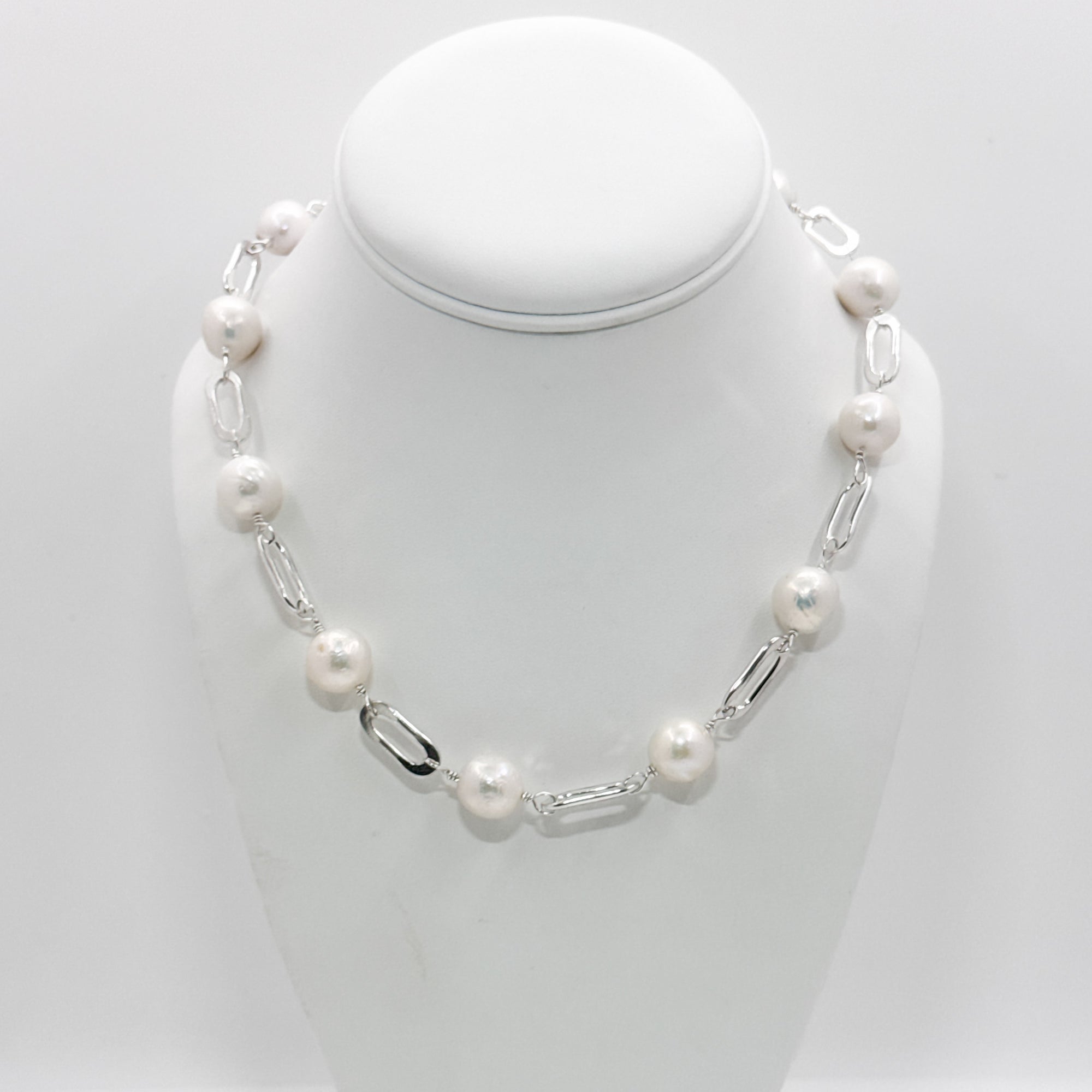 Campaign White Pearl Necklace