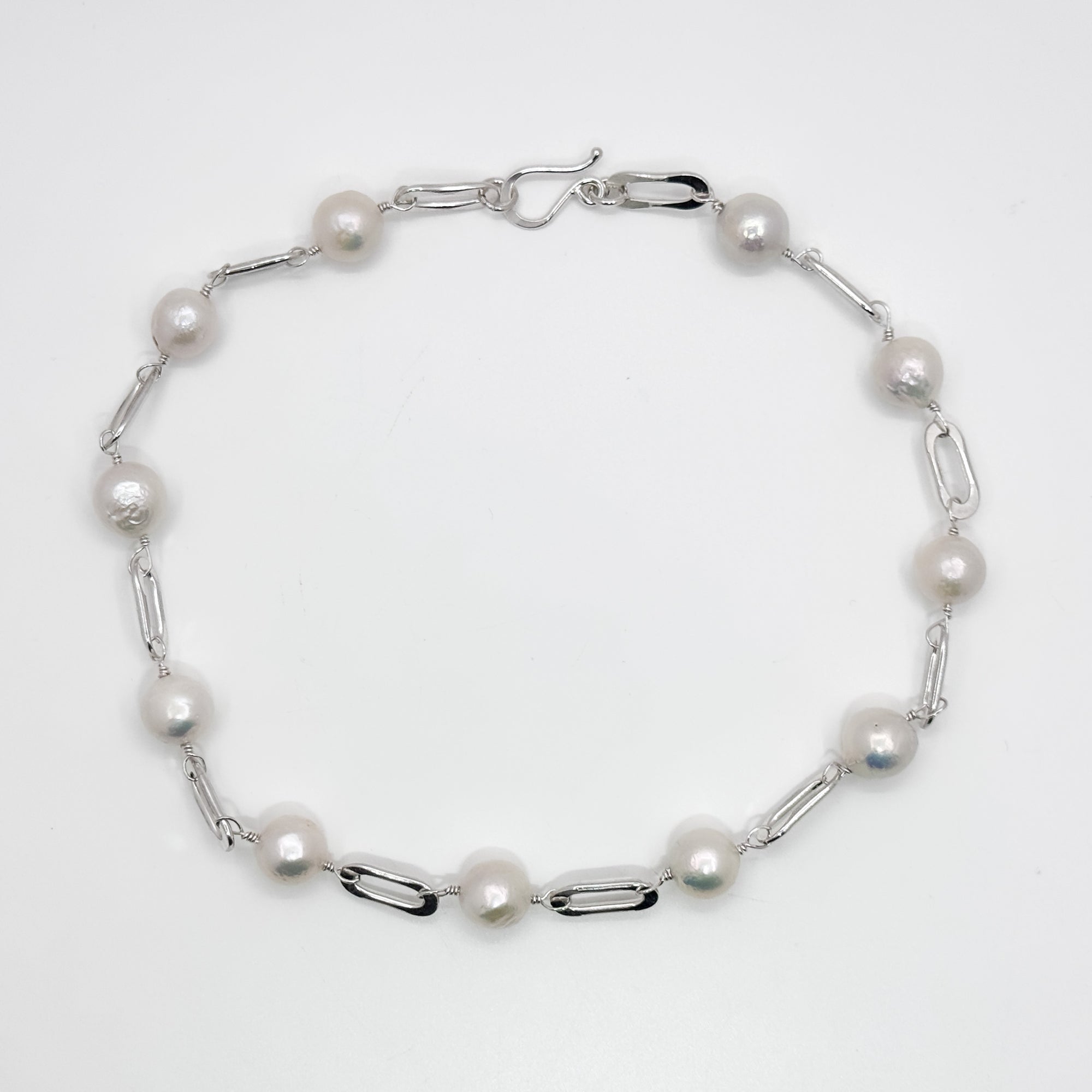 Campaign White Pearl Necklace
