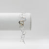 Mini Heart bracelet with hidden gold heart
