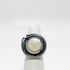 circular coin pearl ring