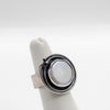 circular coin pearl ring