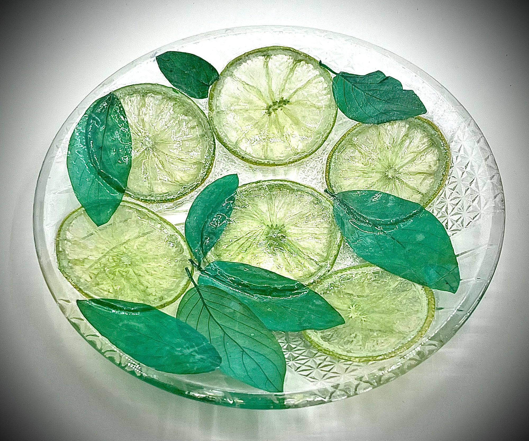 Fused Glass Fruit Dish
