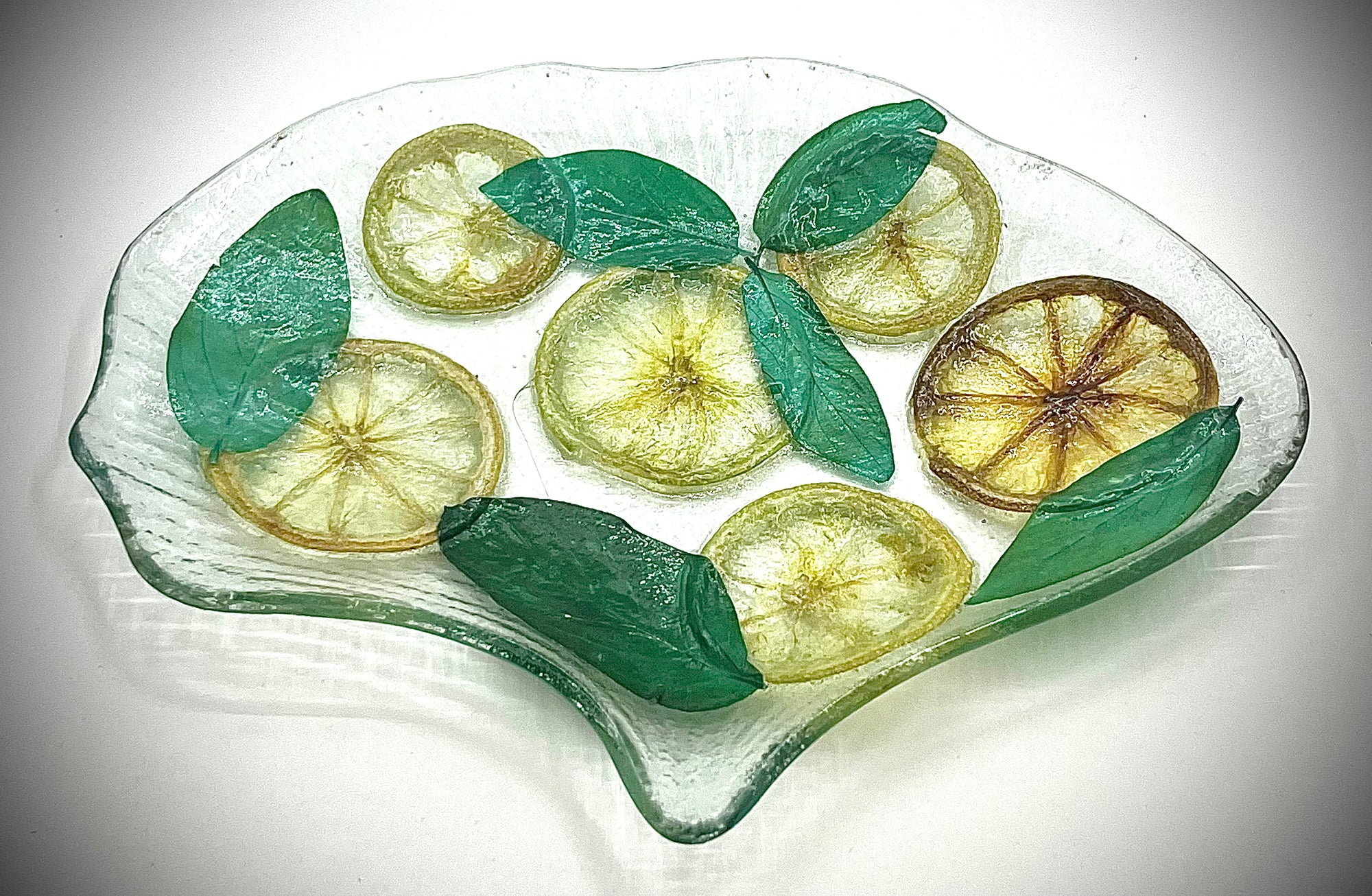 Fused Glass Fruit Dish