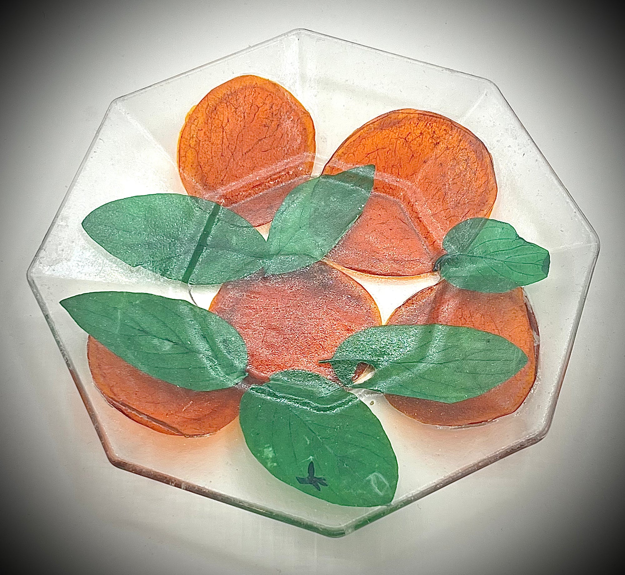 Fused Glass Fruit Dish