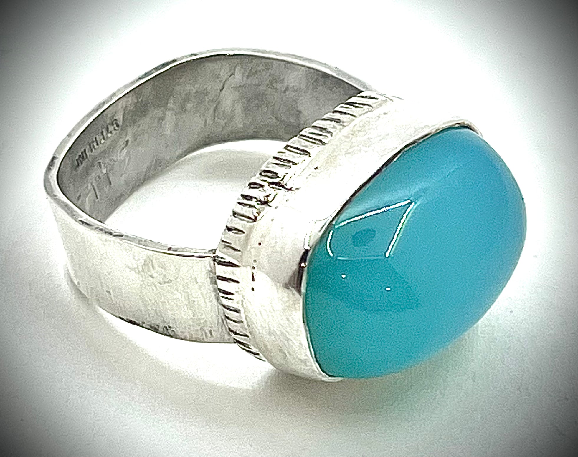 Blue Chalcedony Ring