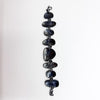 Pebble Bracelet in Oxidized Sterling and 22k Gold