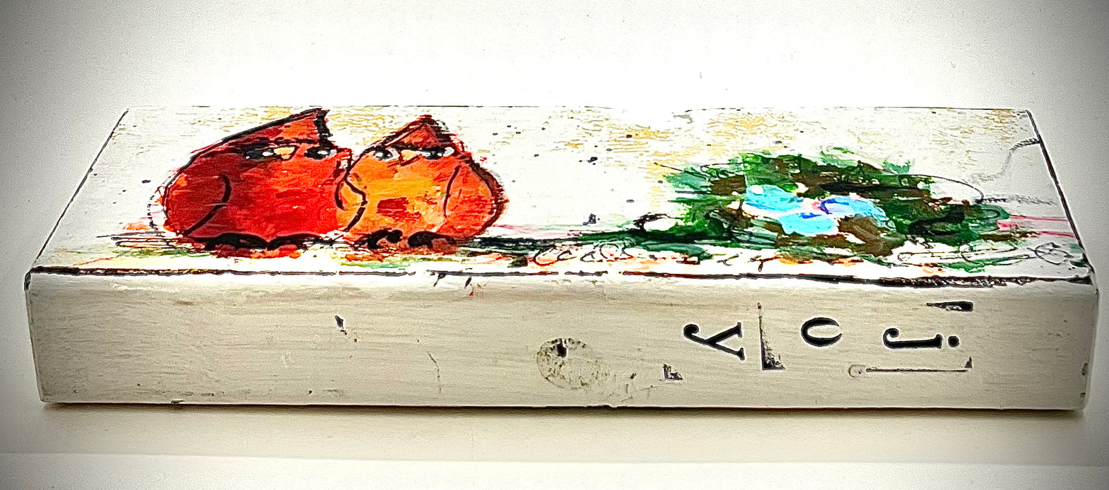 Painted Bird Block - Joy