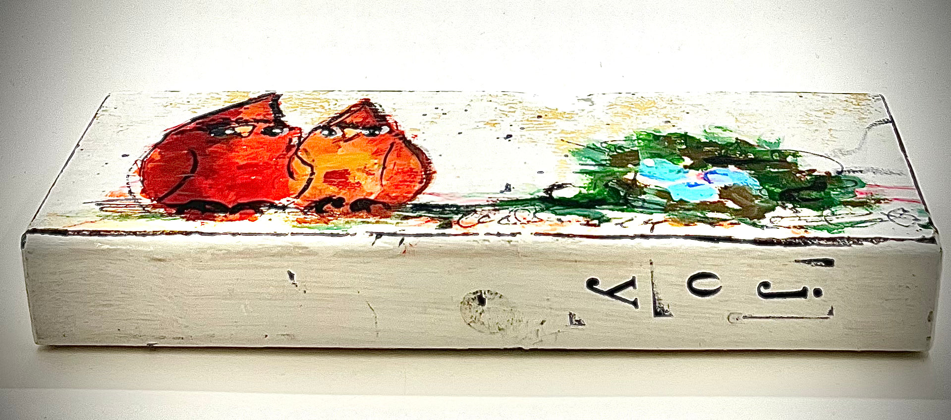 Painted Bird Block - Joy