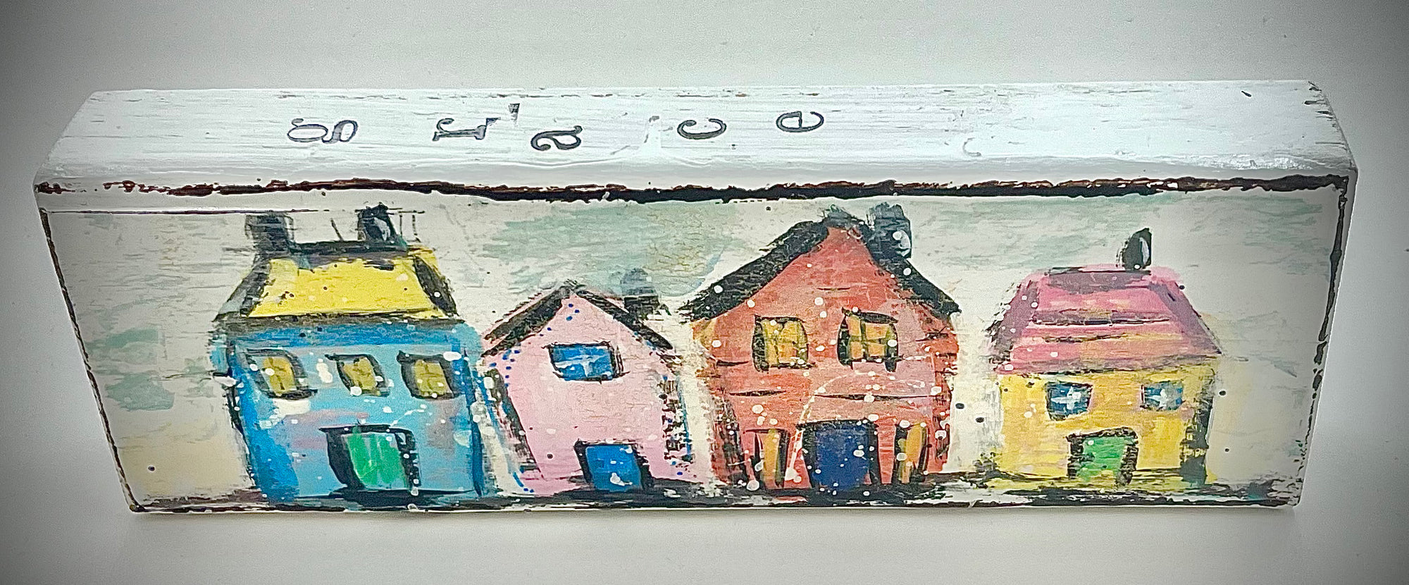Painted Houses Block - Grace