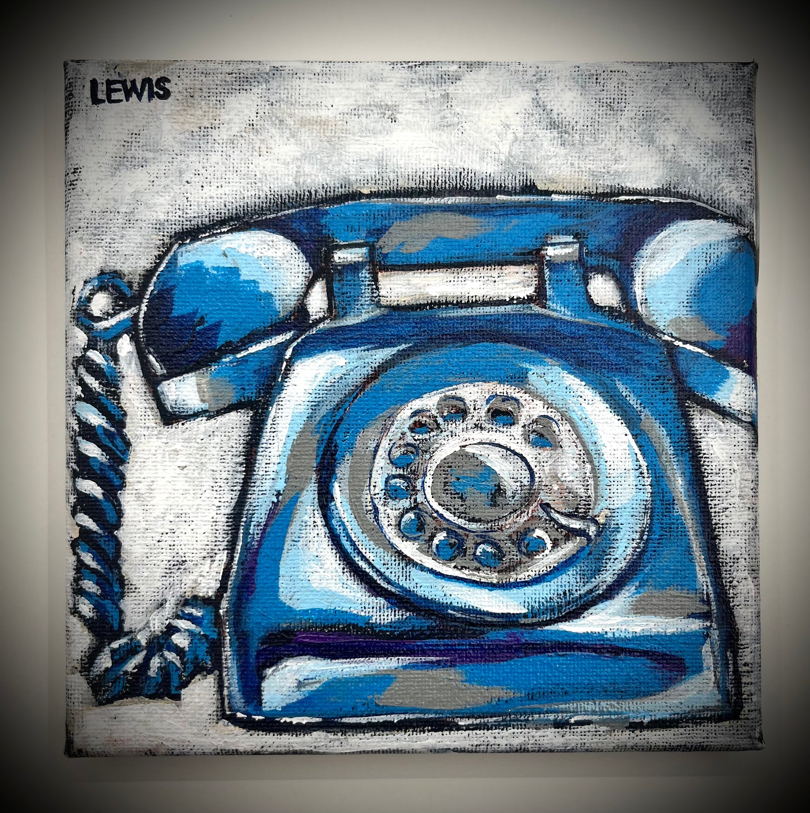 Rotary Phone Painting