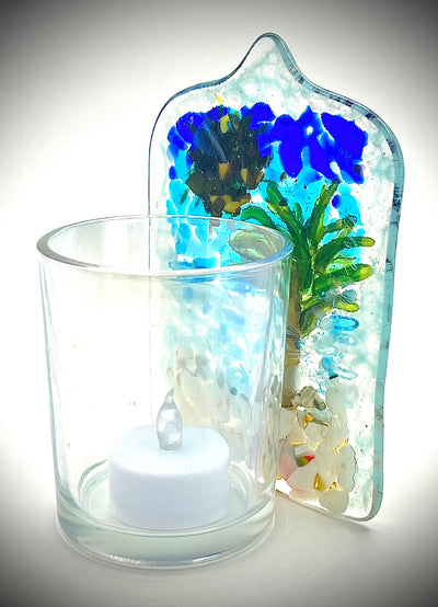 Palm Tree Candle Holder