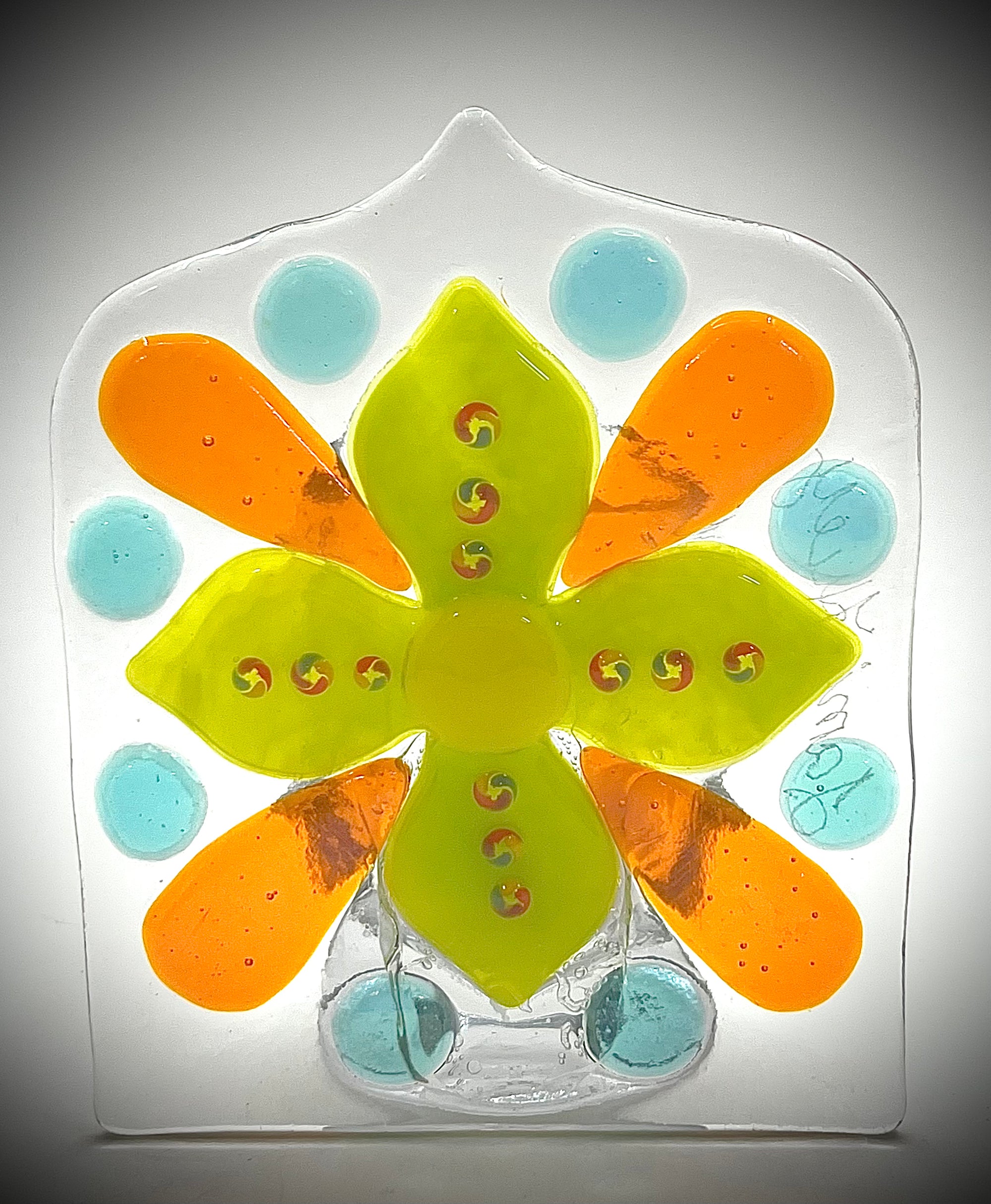 Large Flower Candle Holder