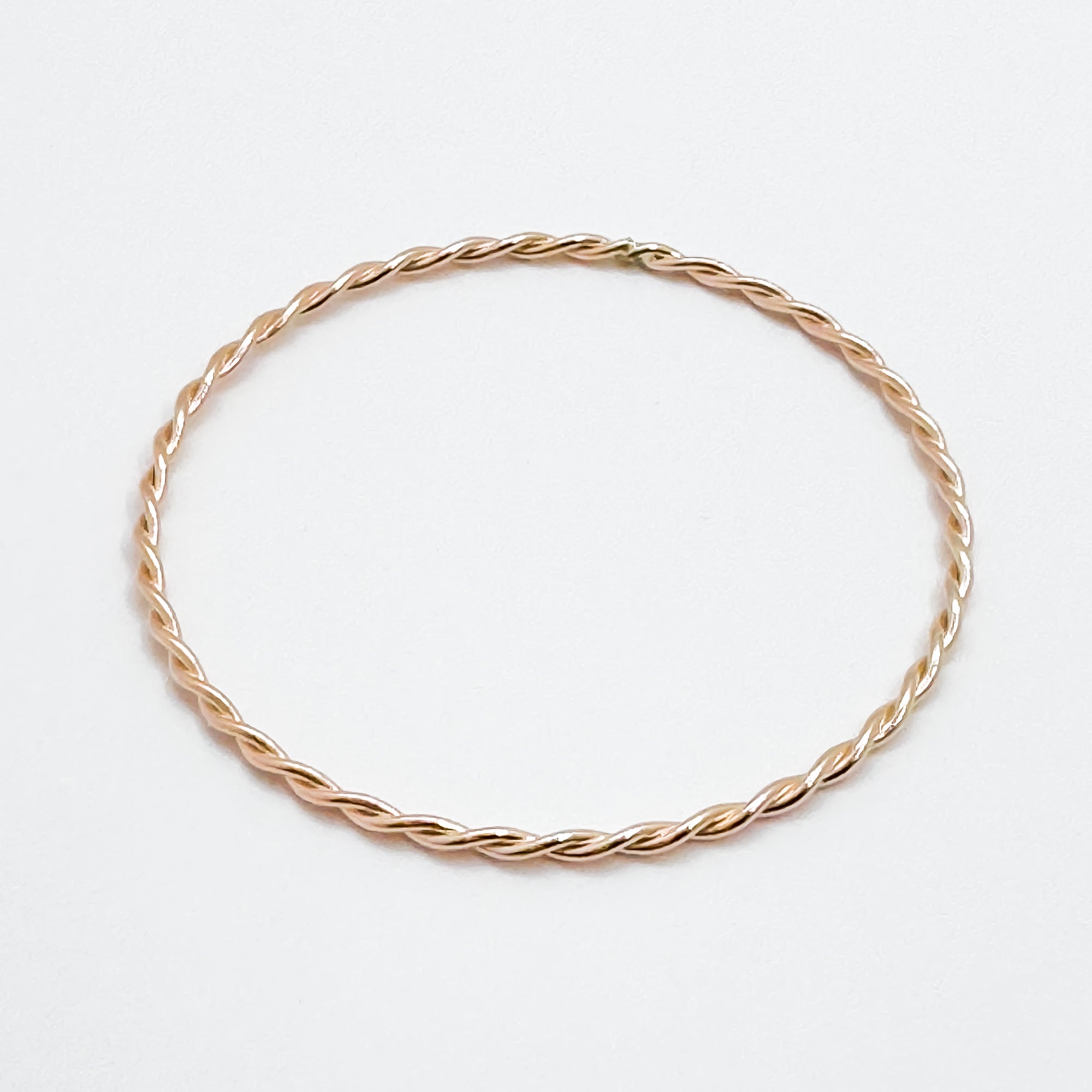 Double twist bangle