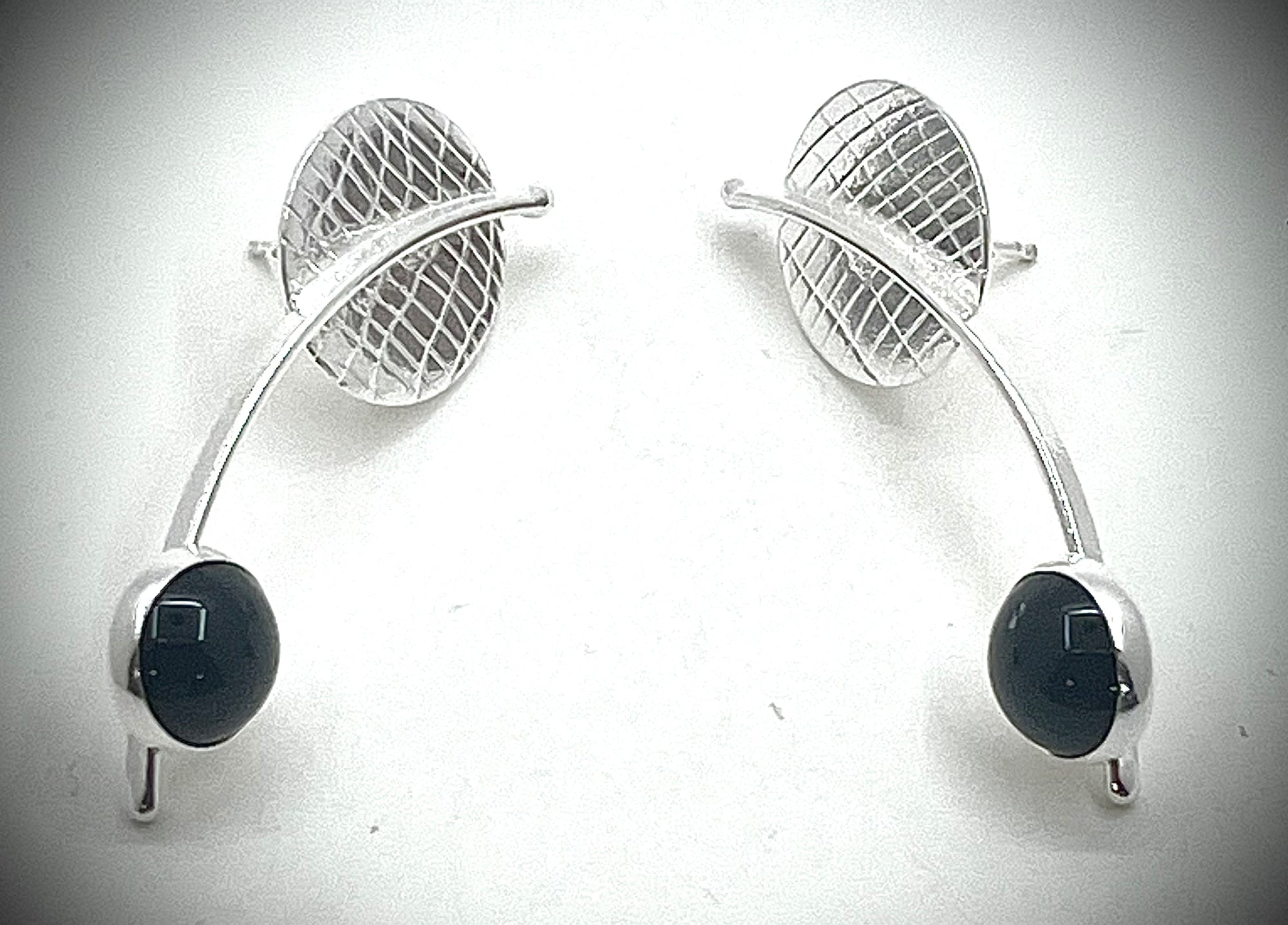 Comet Earrings with Stones
