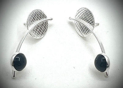 Comet Earrings with Stones