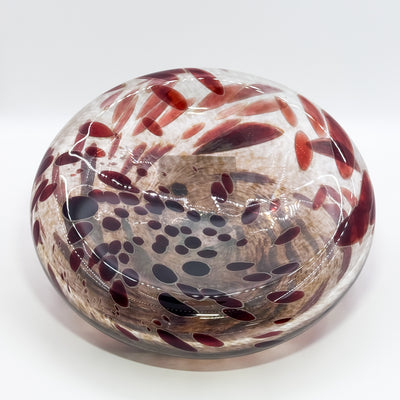 Red dot bobble bowl