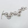 Not Naught Bracelet with White Pearls