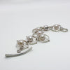 Not Naught Bracelet with White Pearls