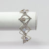 not naught square grey baroque pearl bracelet