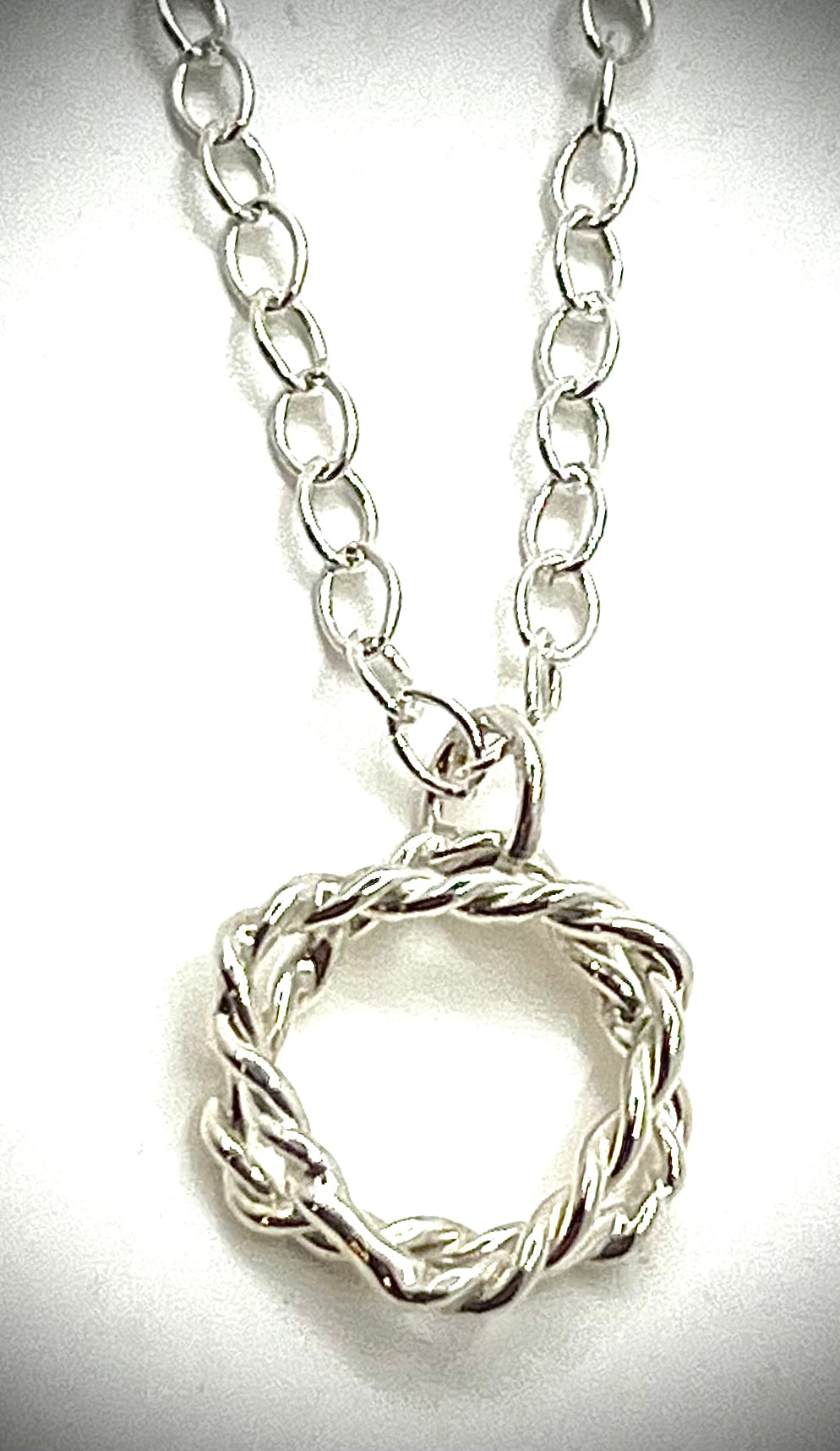 Twisted Musician's Star of David Necklace