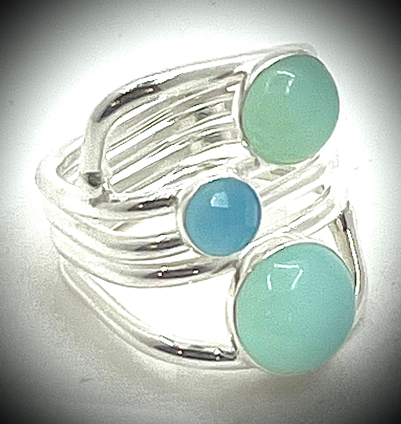 Chalcedony Wrap Ring