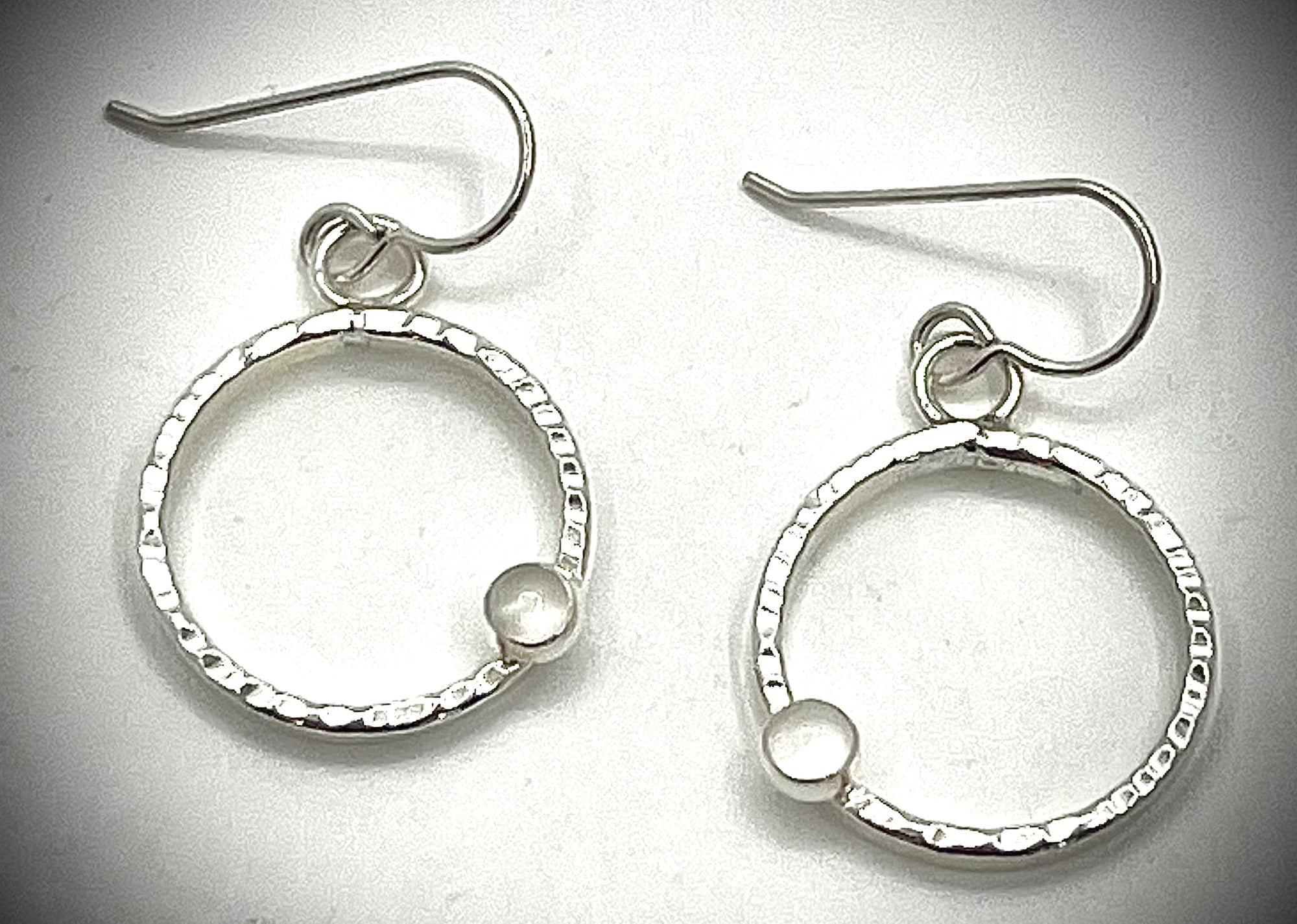 Sterling Pluto Earrings with Gemstones