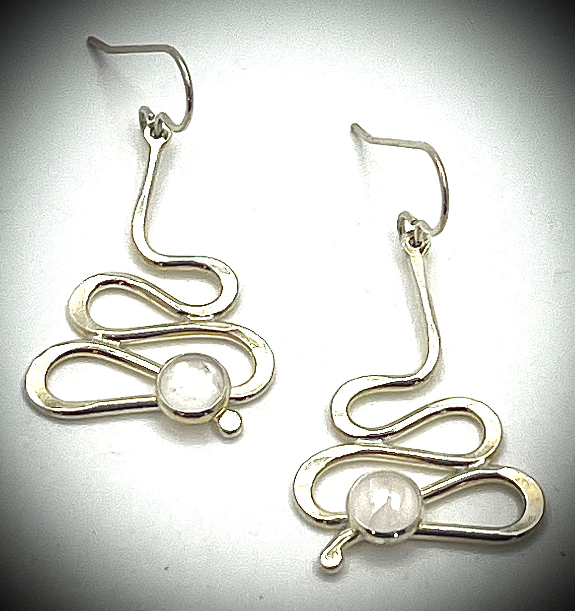 Sterling Touch of Romance Earrings with Gemstones