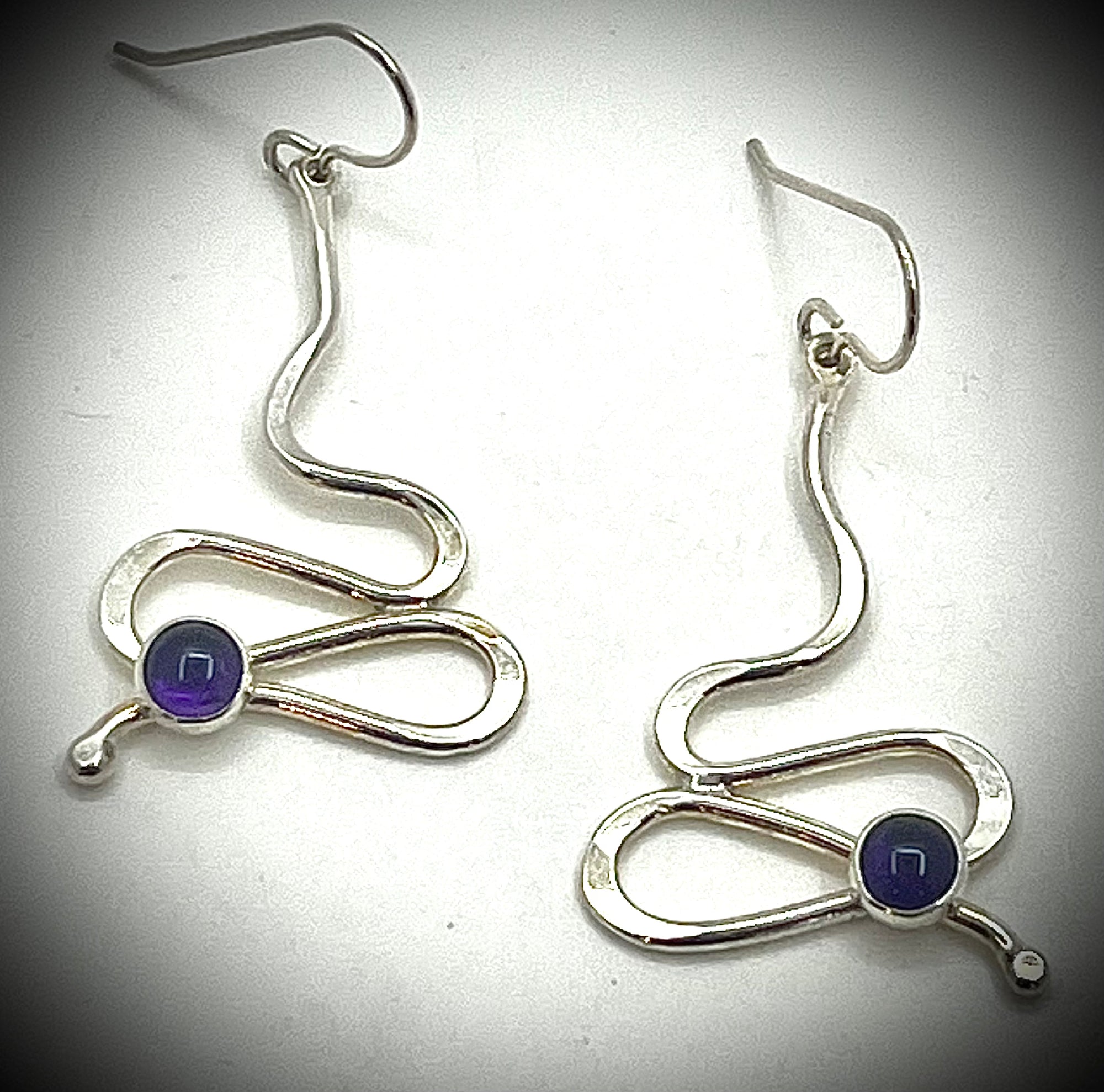 Sterling Touch of Romance Earrings with Gemstones