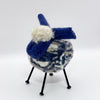 Felted Sheep in cream, blue and grey
