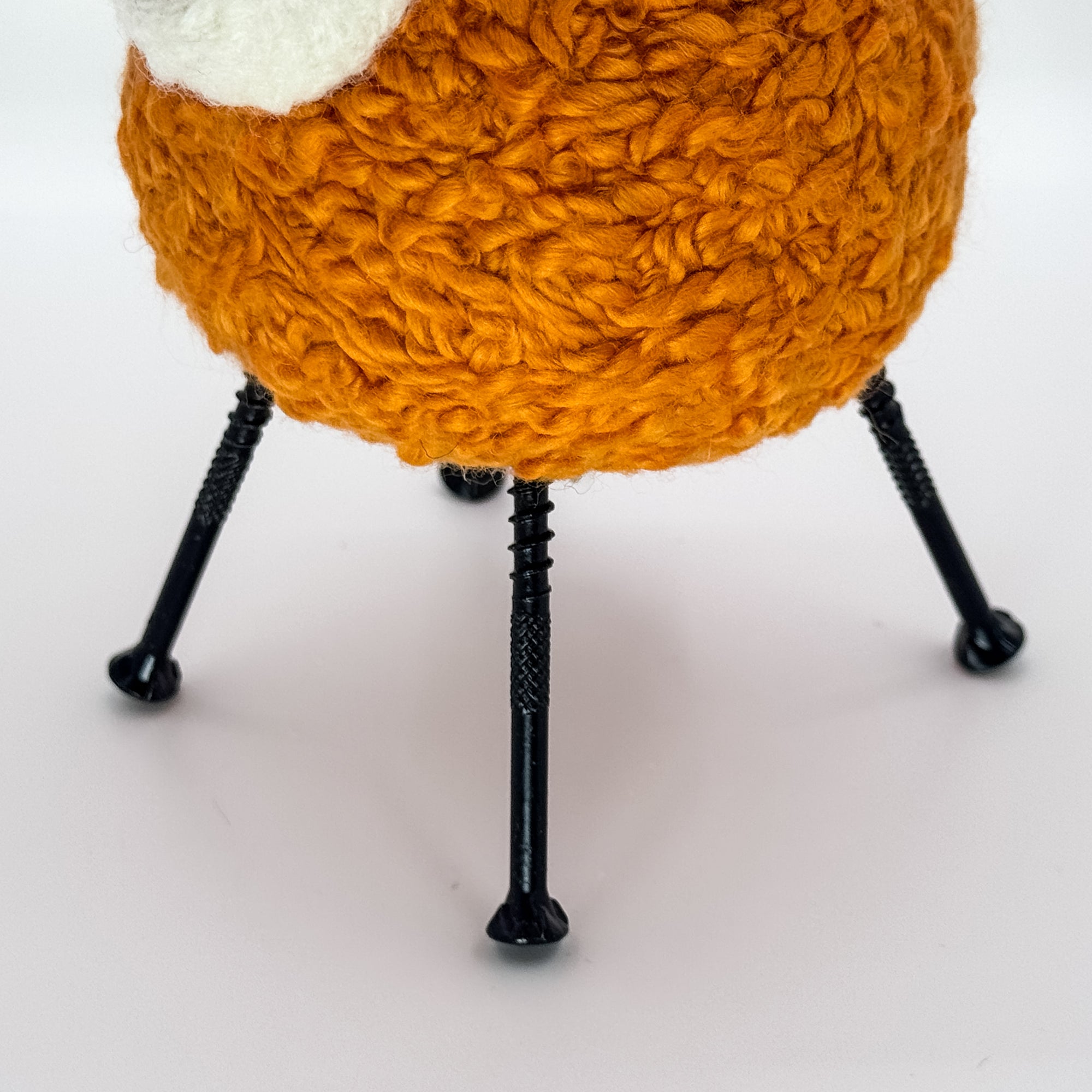 Felted Sheep in orange and white