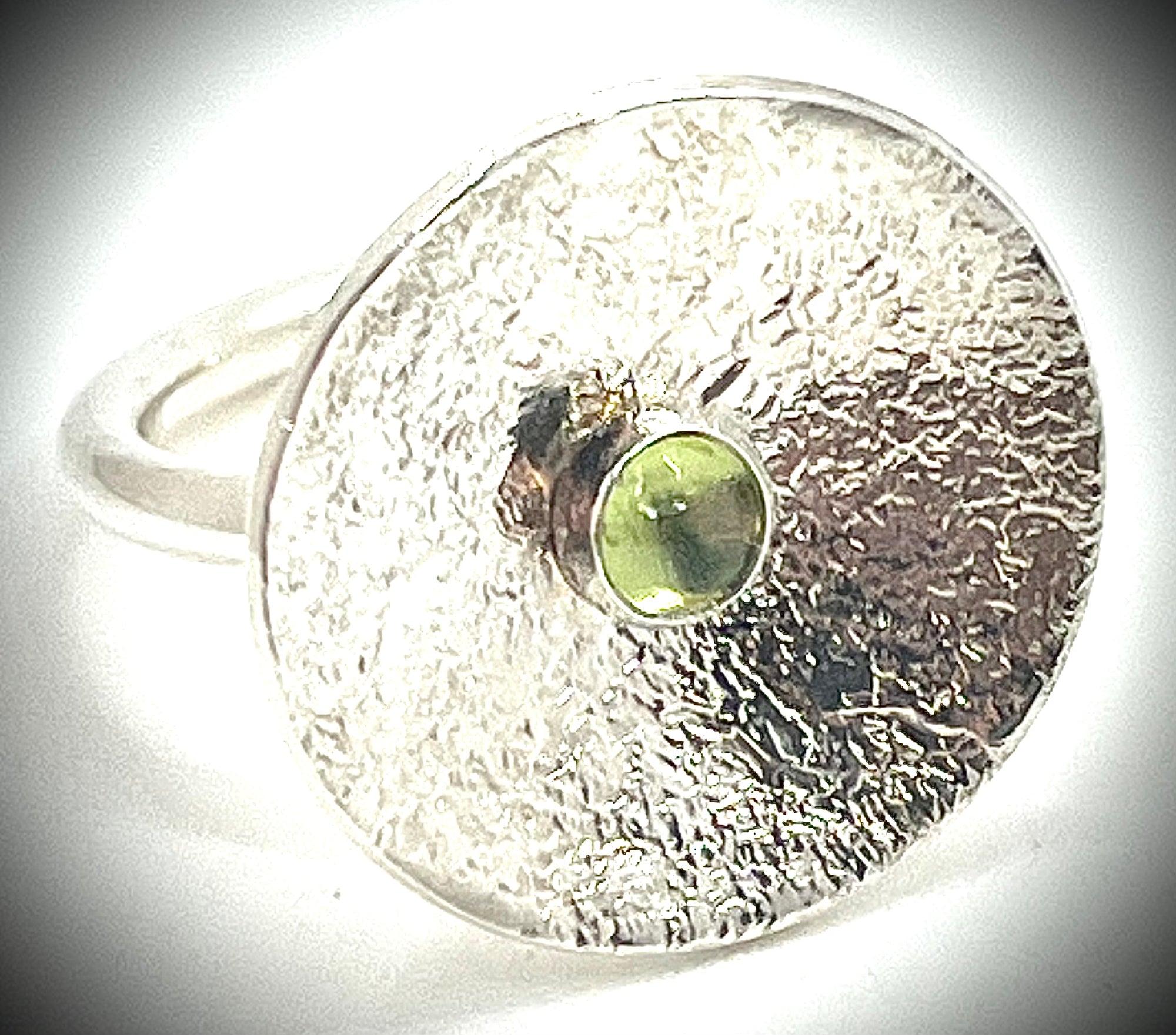 Round Cup Ring with Gemstones