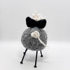 Felted Sheep in  light grey and black