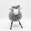 Felted Sheep in light grey and white