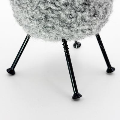 Felted Sheep in light grey and white