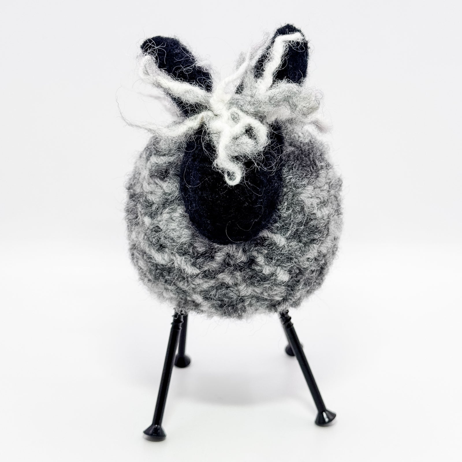 Felted Sheep in light and dark grey