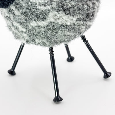 Felted Sheep in light and dark grey