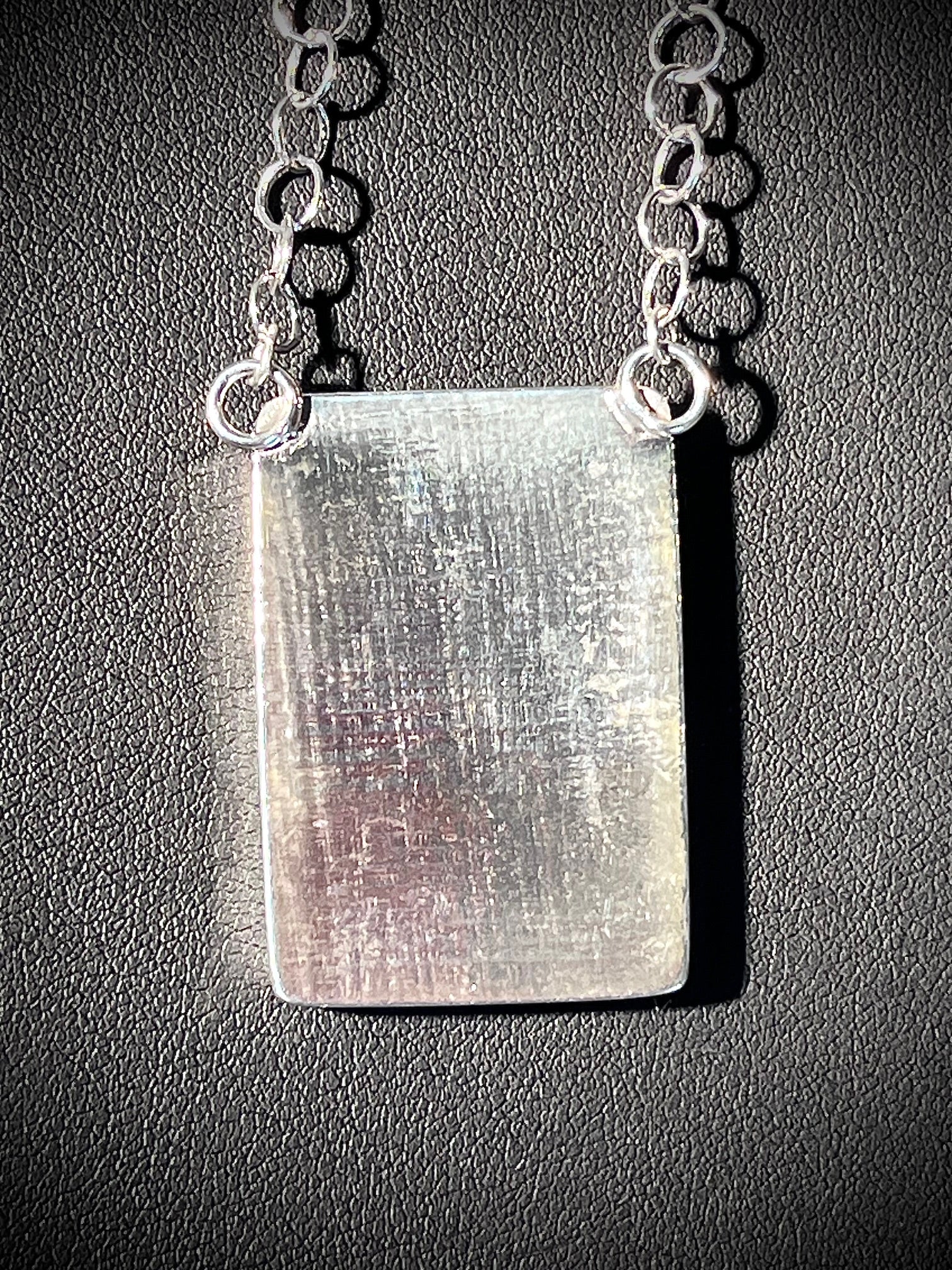 Deep Sea Opalized Wood Necklace