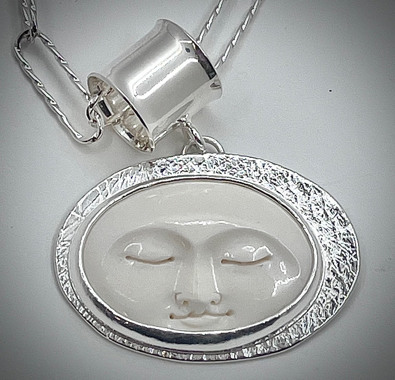 Moon Face Necklace